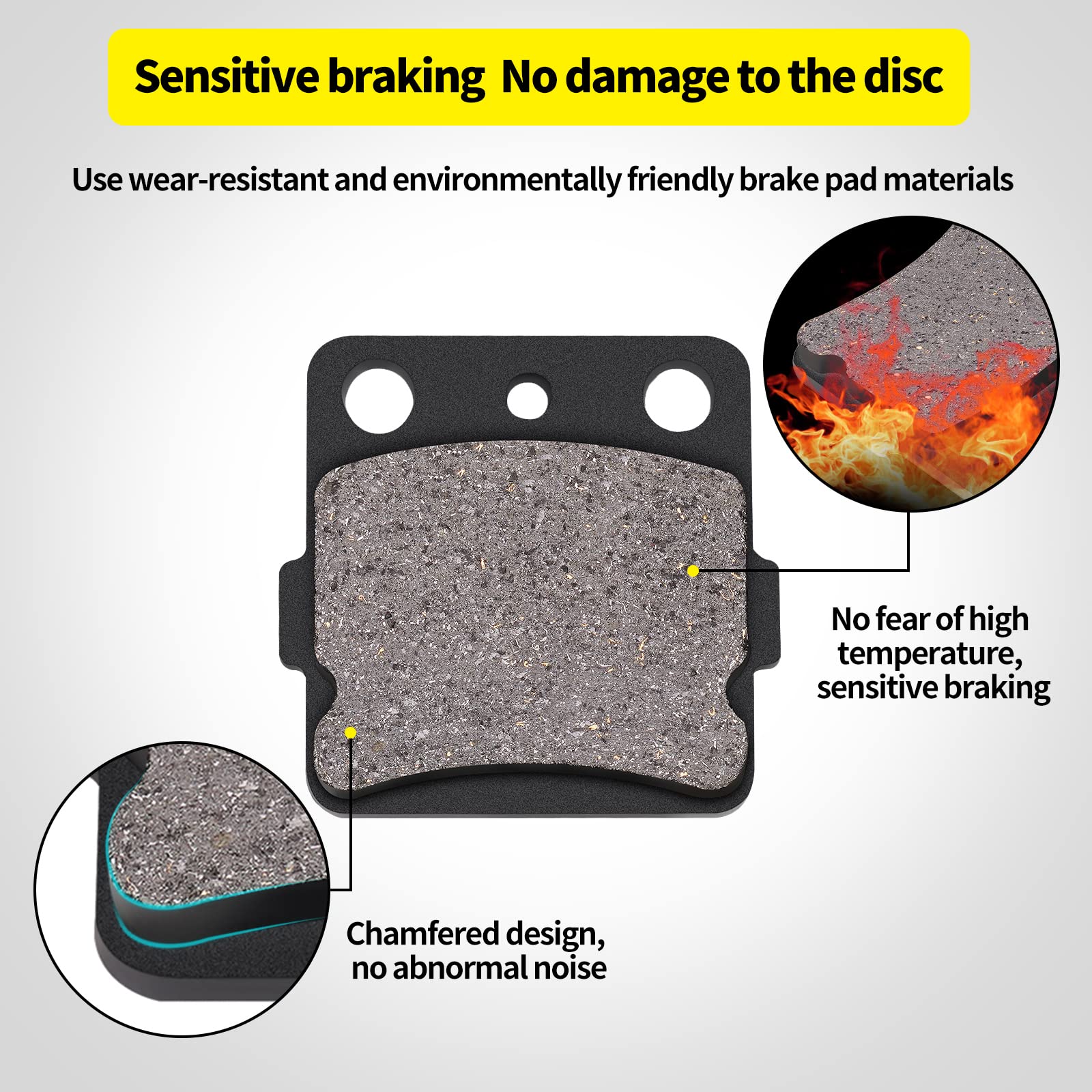 Honda Trx 250 Ex Road Passion Brake Pads Front And Rear For SUZUKI LT-Z 400 K/Z/L... 1984 Honda Trx 200 - Foto 4