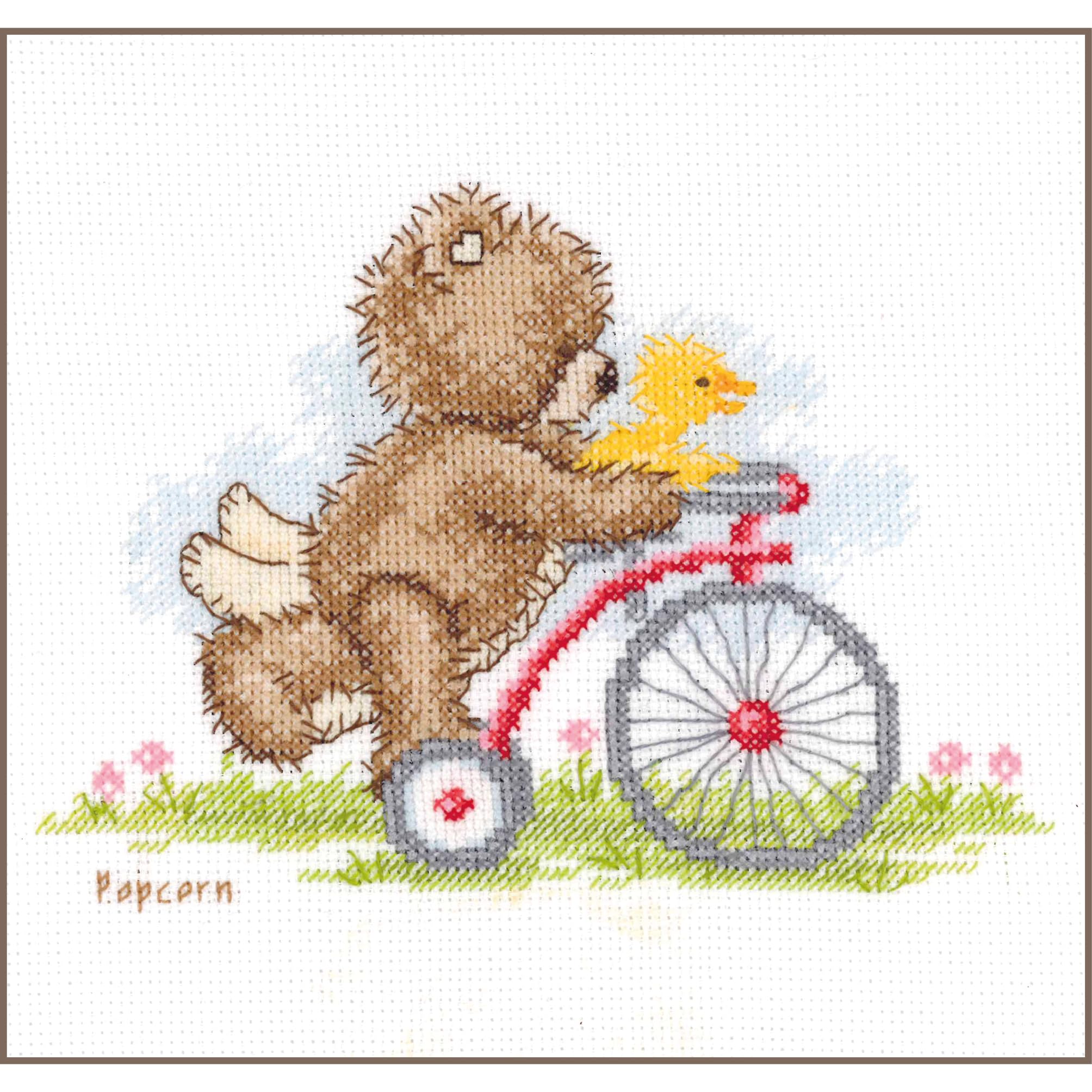 VERVACO Point De Croix Compté Kit Tableau Complet Set ANNIVERSAIRE DE MARIAGE De Broderie Loisir Créatif Maison Decoration Cadeau DIY ca. 23 x 32 cm