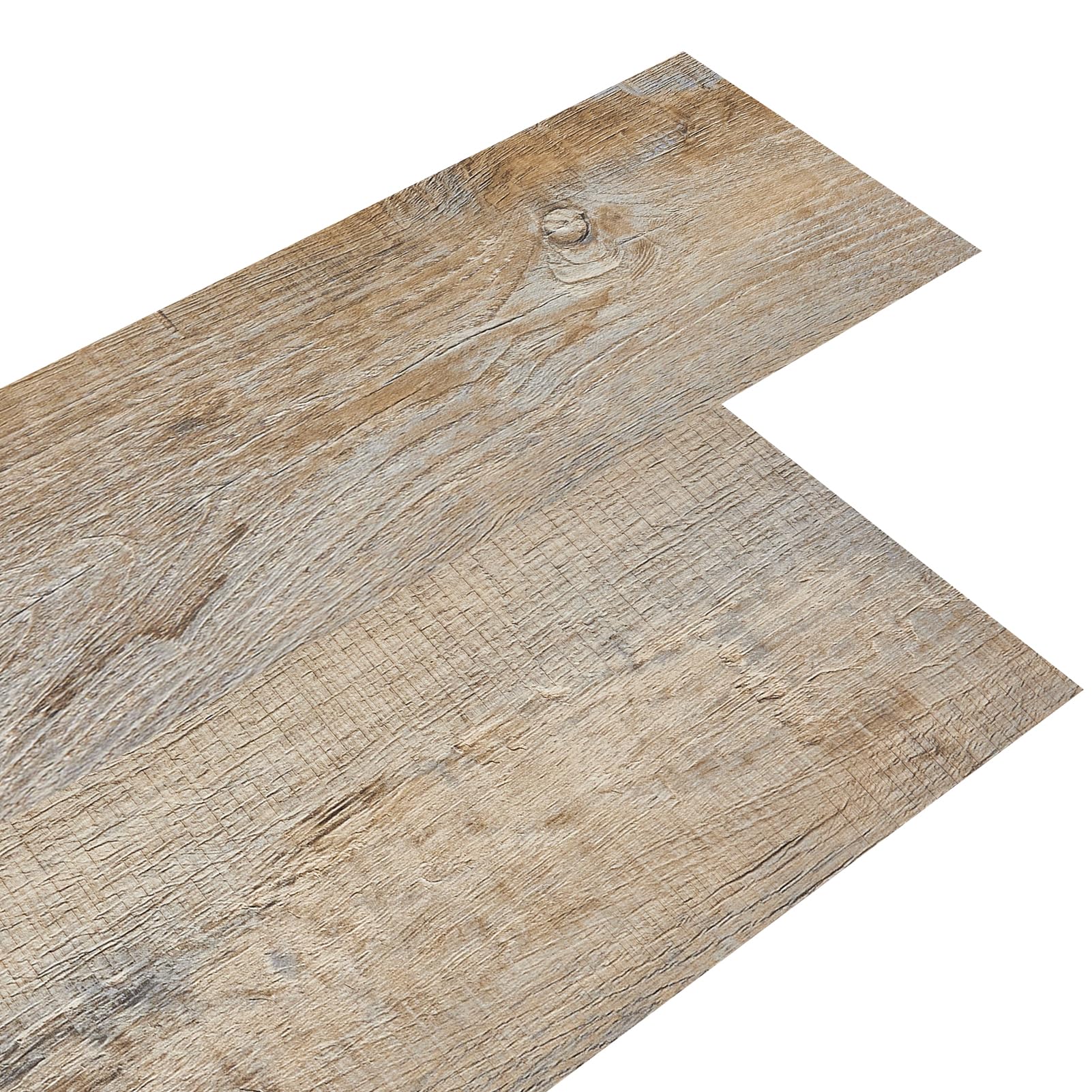 Inmozata Light Oak 5 M² Self-Adhesive Tile 36Pcs Vinyl Flooring Planks Floorboard Planks Waterproof Floor Stickers Peel And Stick Tile For Kitchen Bathroom And Bathroom Home Floor Tile 91.5 X 15.2Cm(Light Oak)