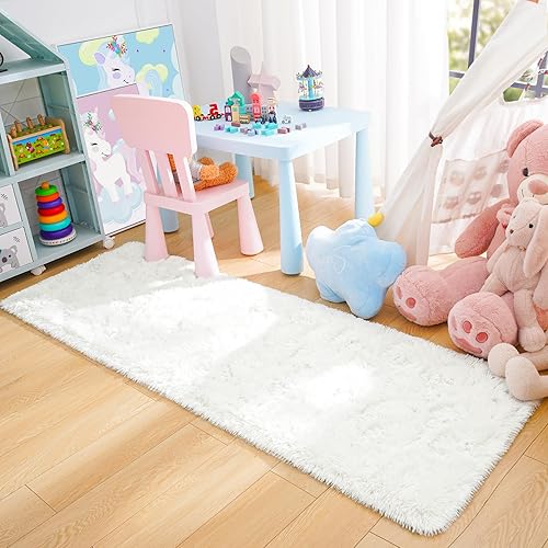 Miniatura 123 de Rostyle - Alfombras suaves y esponjosas para el dormitorio, sala de estar, alfombras peludas, alfombra de Navidad para niñas, niños, alfombras