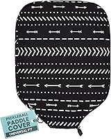 Vista 43 de Palms-O-Aces Pickleball Paddle Cover Canvas Padded Pickleball Paddles Sleeve with Zipper Lightweight Protective Paddle Case for Standard Paddles