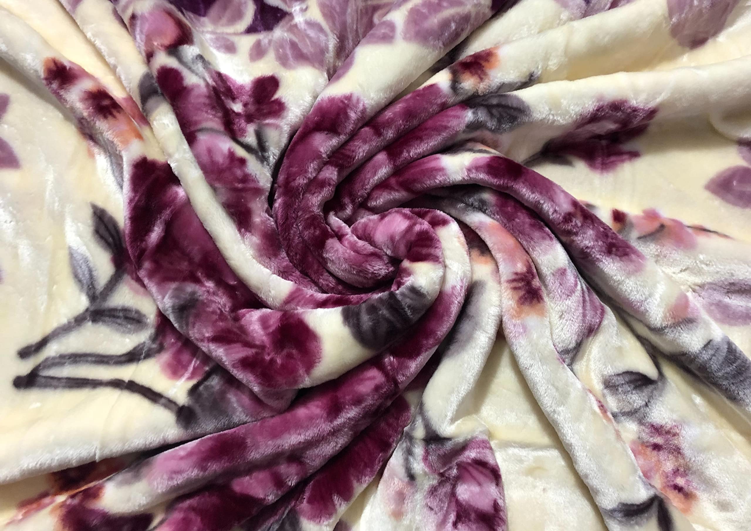 SignatureBlanket Signature Andrew Single Bed 2 Ply Reversible Blanket (Orchid Purple, Polyester, Pack of 1)