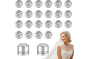 Magnetic Rhinestone Dress Weights for Brides