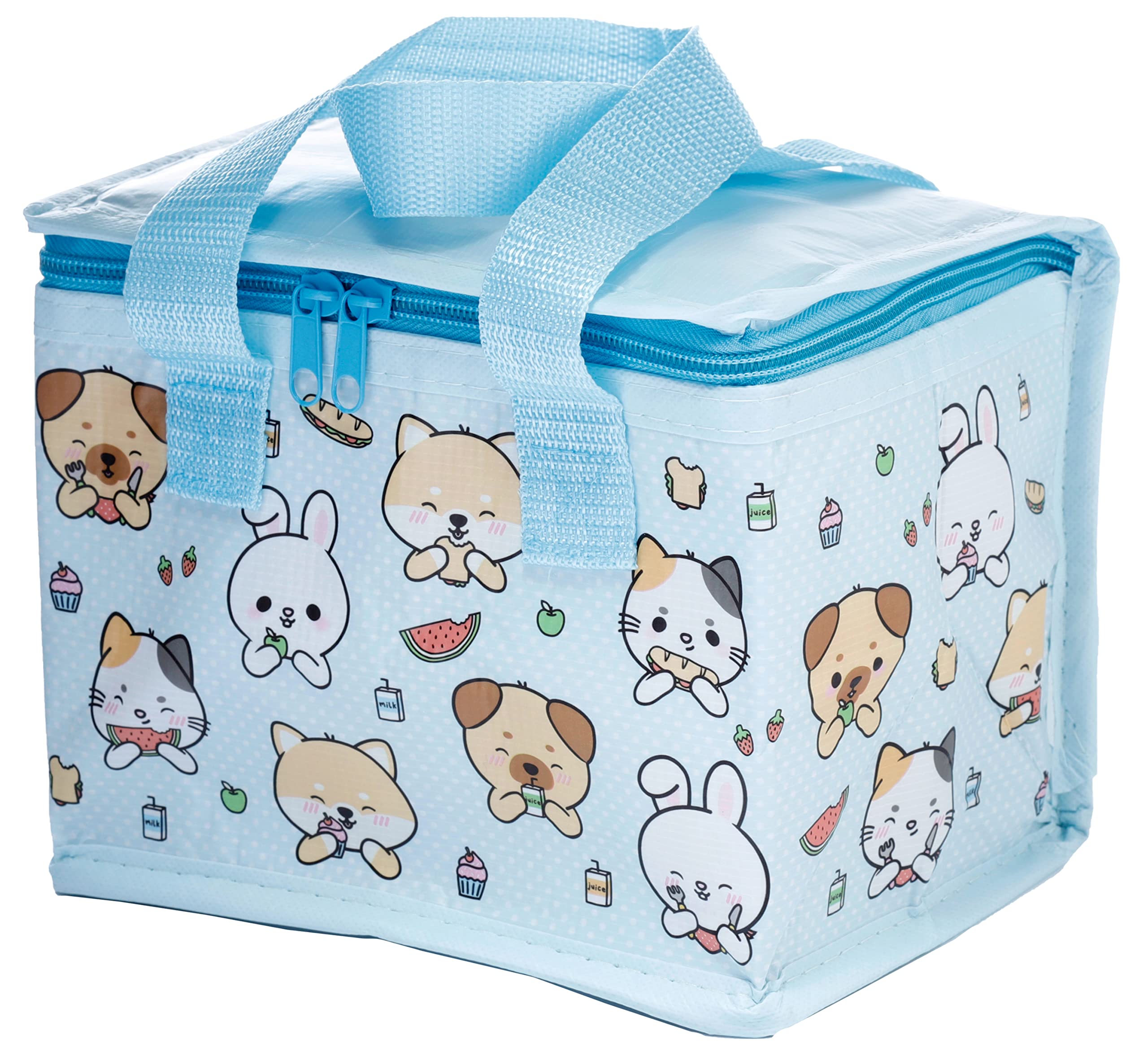 Puckator RPET Adoramals - Borsa Termica in plastica Riciclata, Motivo: Animali