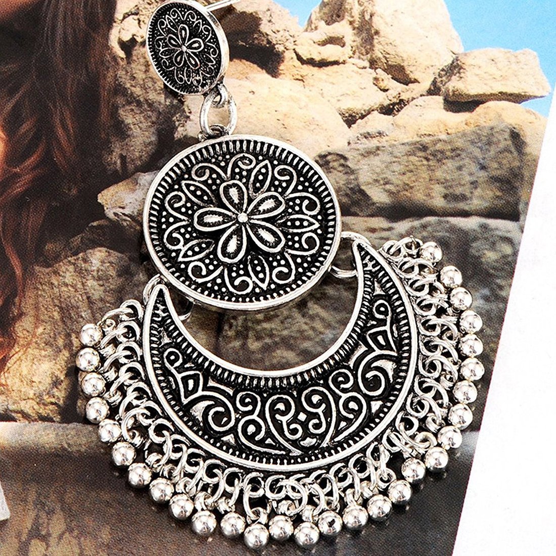 Pearl Plated Traditional Earrings For Women
