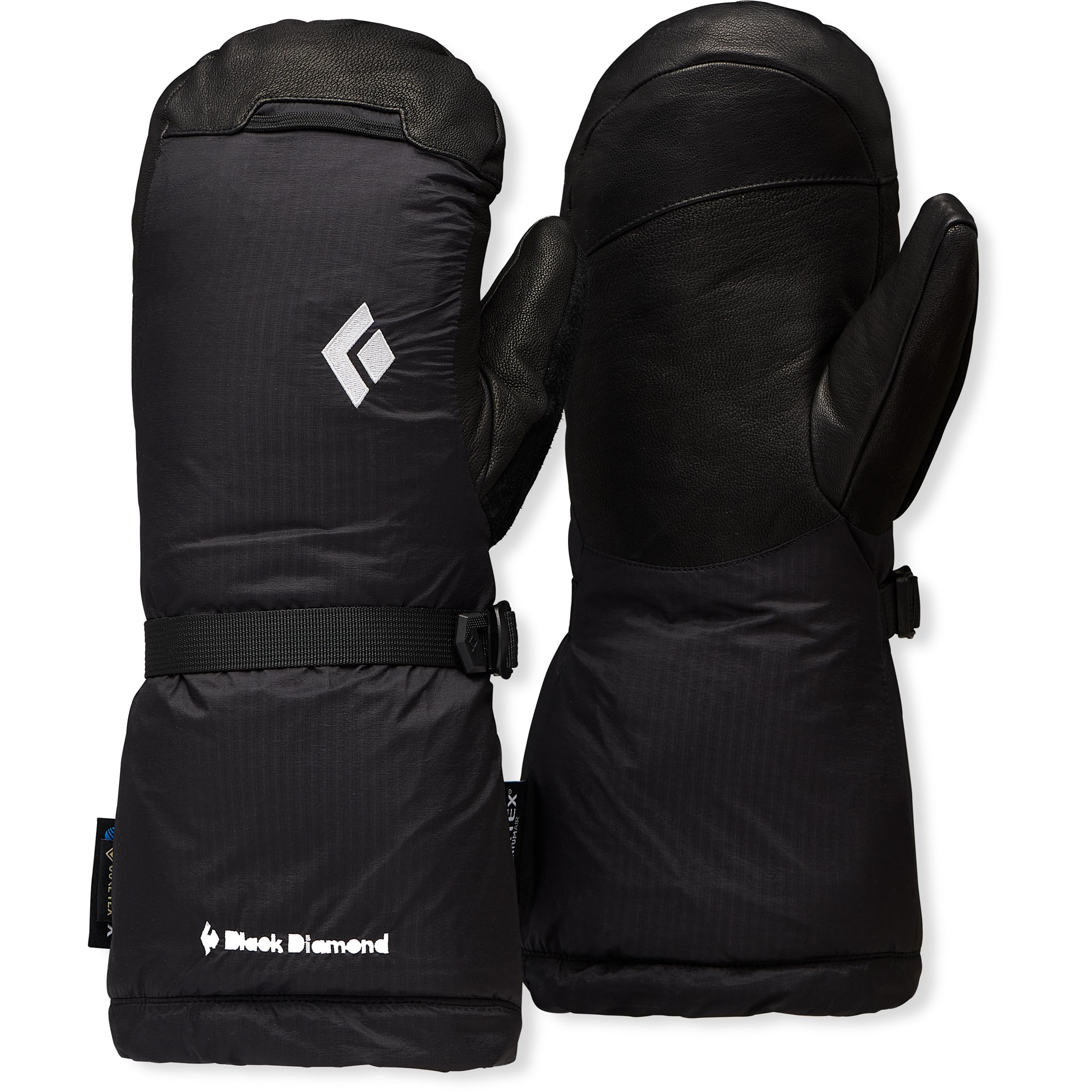 BLACK DIAMOND Absolute Mitts | Waterproof BD.dry Insert | Removable High-Loft Fleece Liner | Durable Expedition Mittens