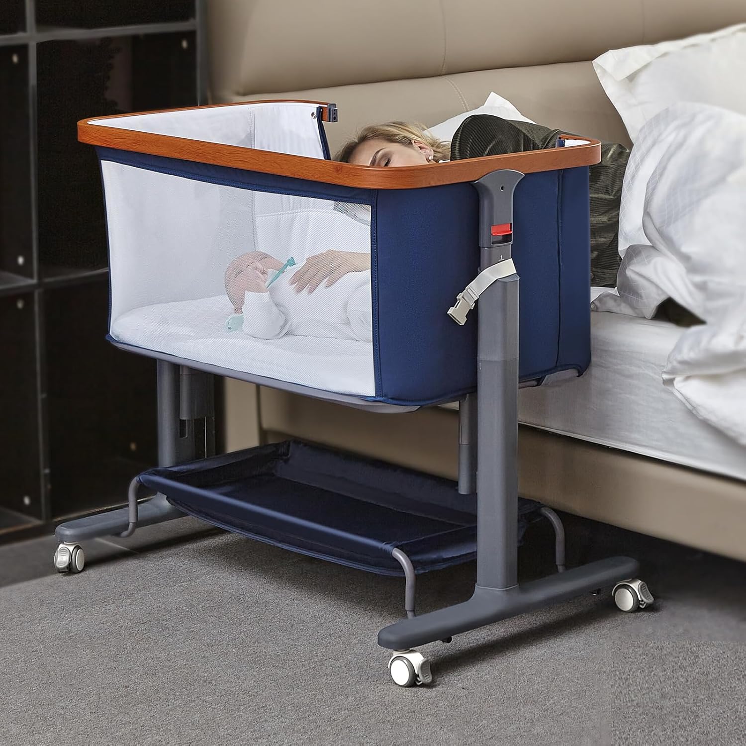 RONBEI Bedside for Baby, Baby Bedside