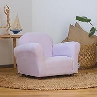 Vista 5 de Keet Roundy - Silla infantil de microgamuza, Lavanda