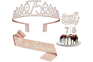 75th Birthday Decorations for Women: Grand Celebration Party Supplies