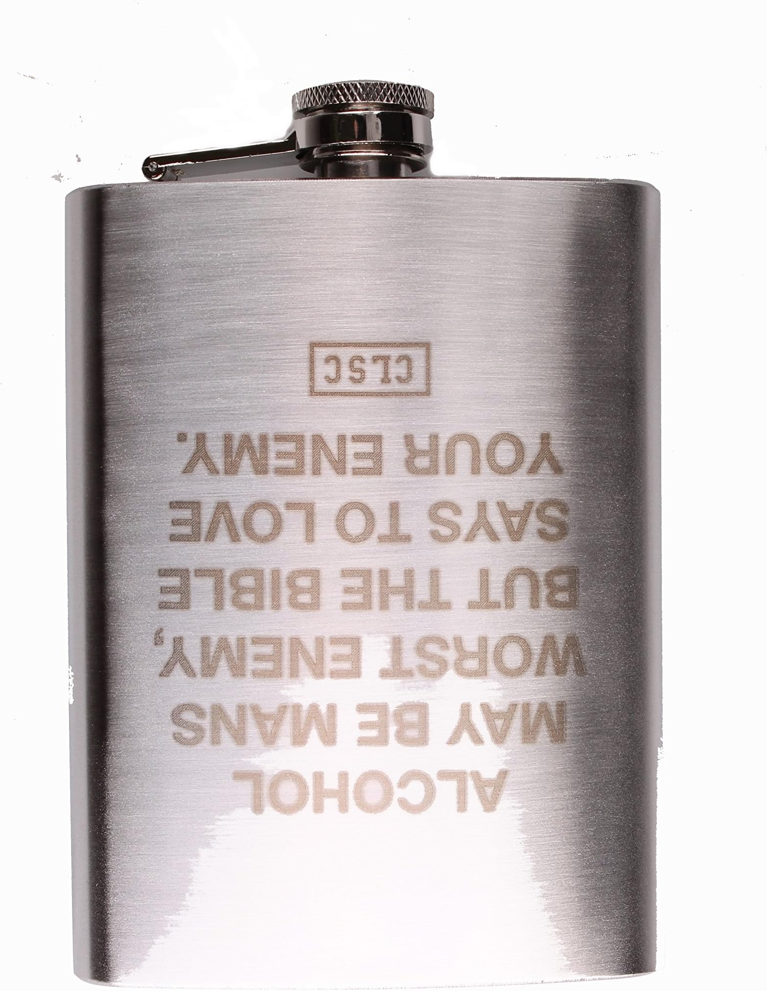 CLSC Buzzed Flask Metal 8oz Drinking Party