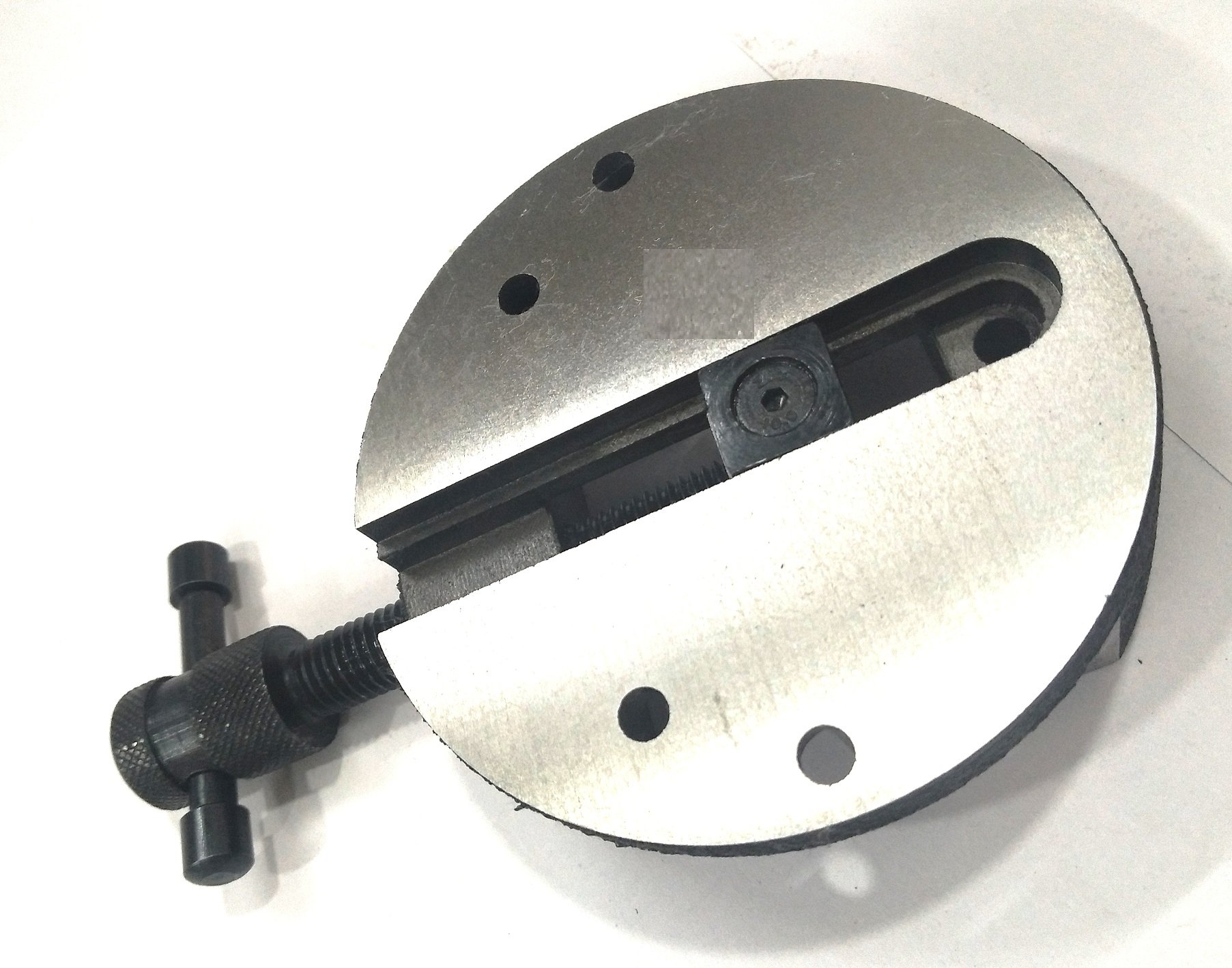 ADI Small Round Vice 80 mm for 3" & 4" Rotary Tables - Black - Image 2