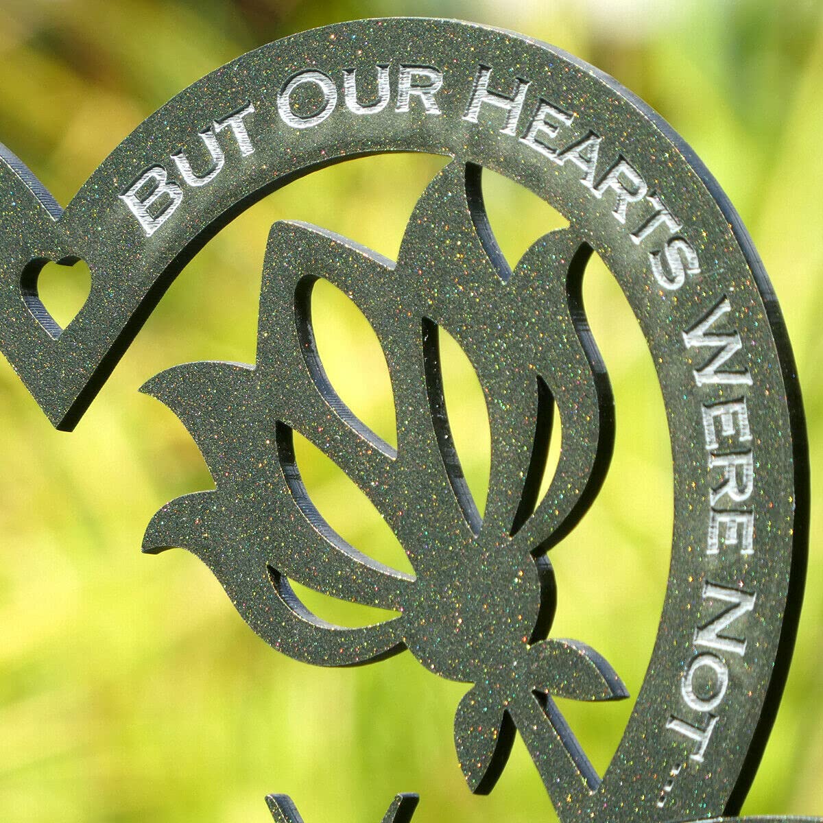 Décorations funéraires pour cimetière - Plaques commémoratives pour l'extérieur pour la perte de grand-mère - Bâton en métal - Ornements de jardin - Marqueur pour hommage à grand-mère