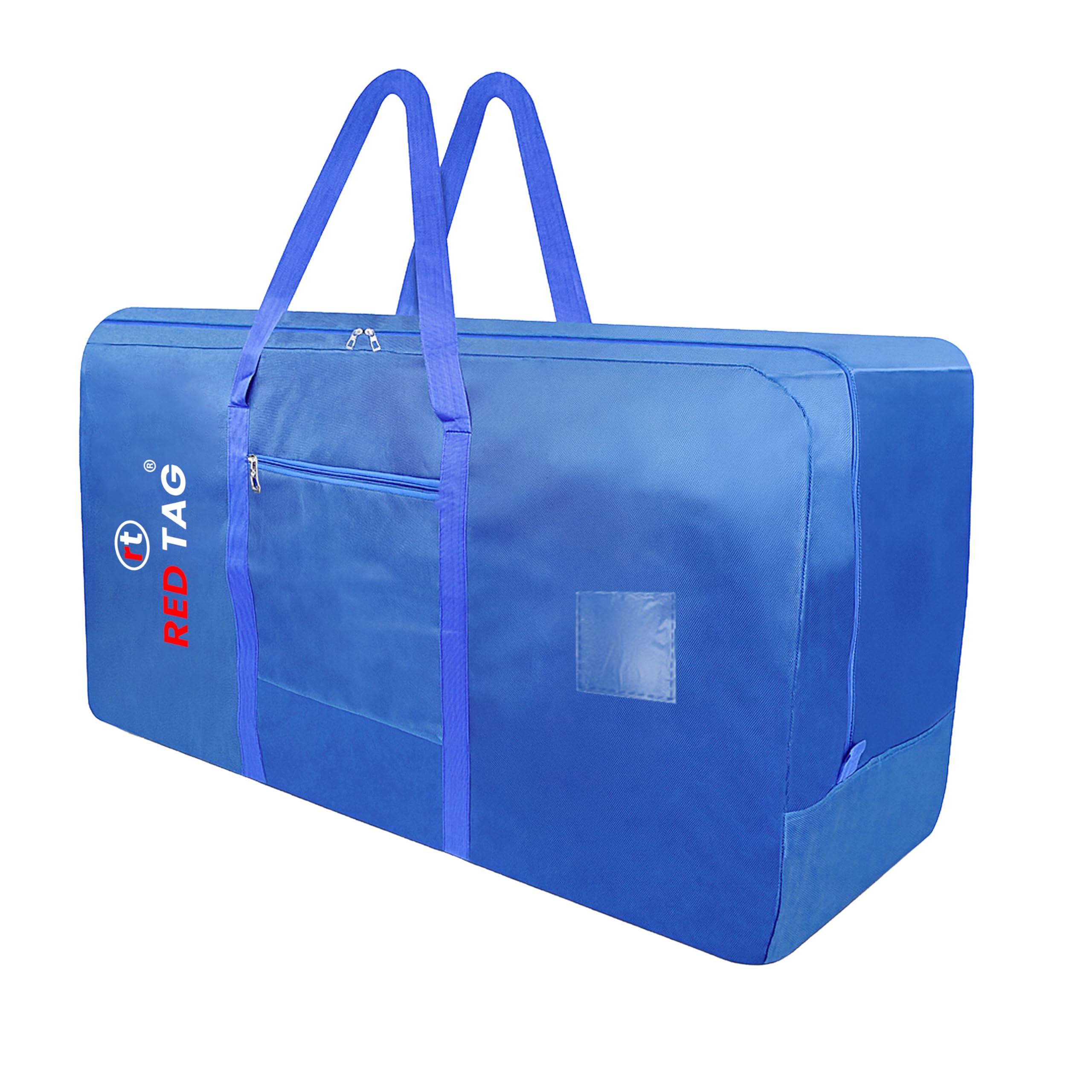 Storite Extra Large Moisture Proof 236 L Heavy Duty 1680 Denier Nylon Multi-Purpose Toys Storage Bag/Stationery Paper/Blankets/Clothes Storage Bag (Blue, 113x39.5x53 cm)-image-29
