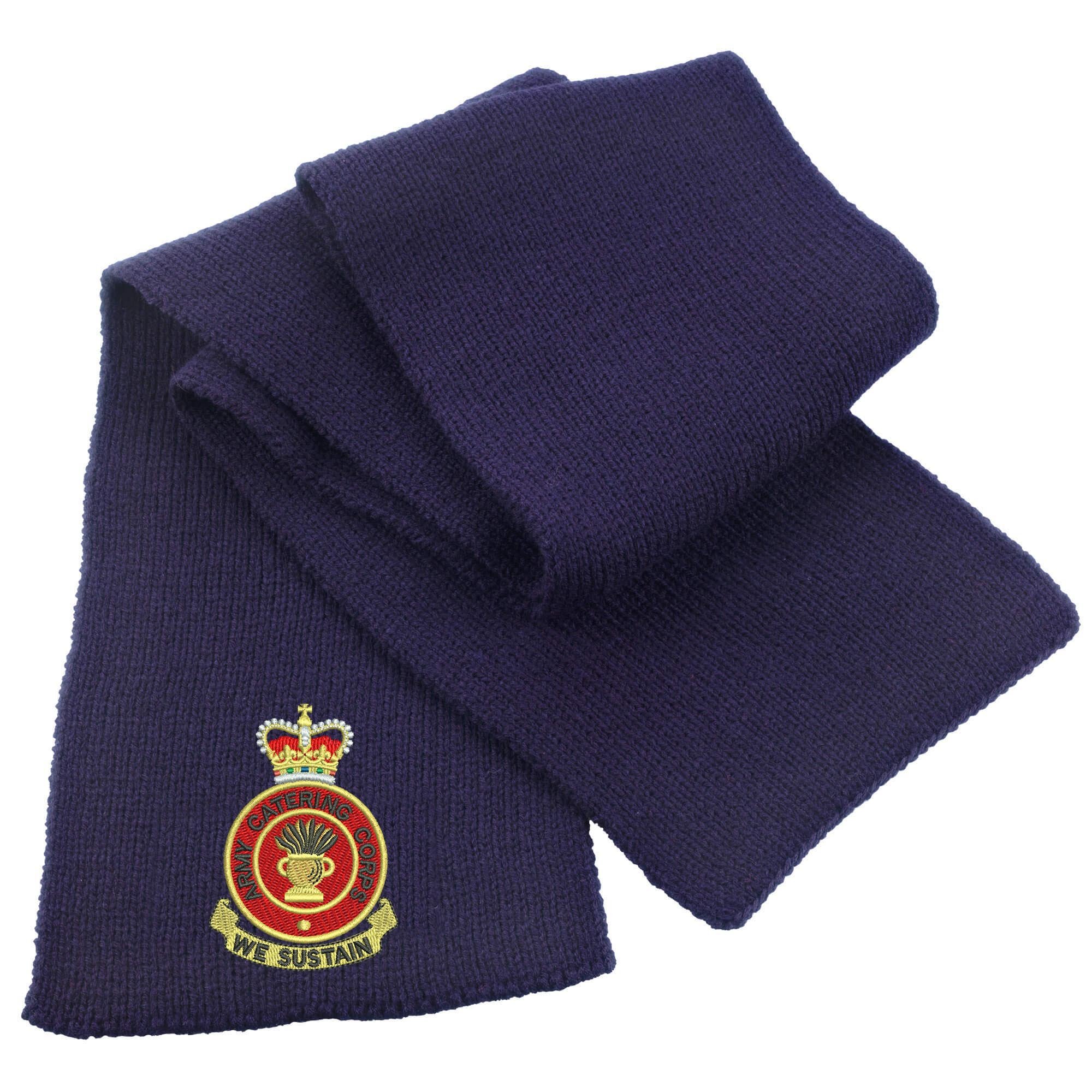 Pineapple Joe's Navy Army Catering Corps Heavy Knit Scarf