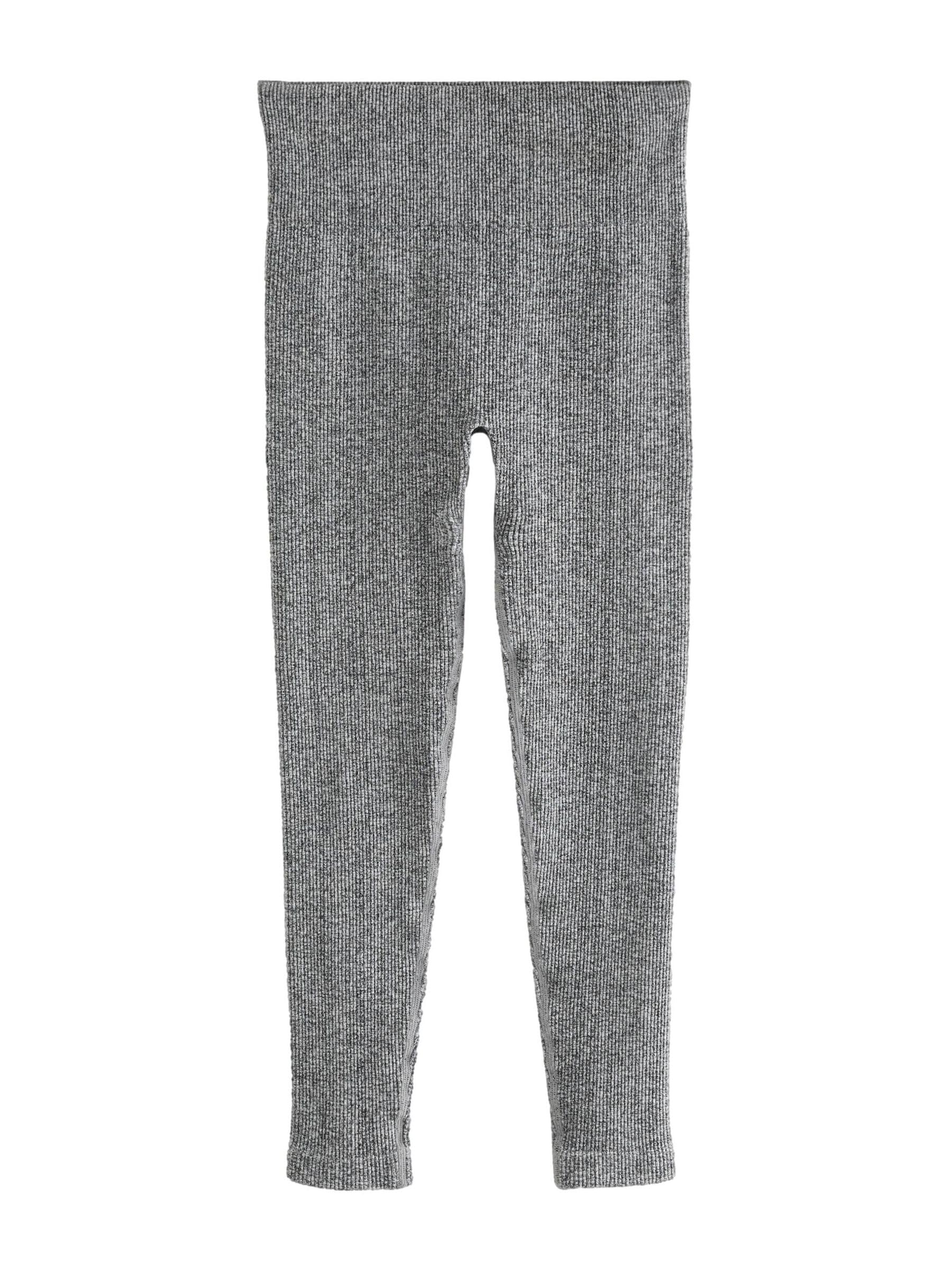 NEXT Damen Standard Nahtlos Gerippte Leggings mit hoher Taille