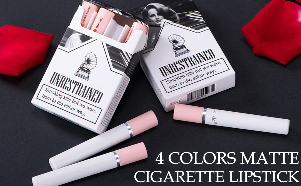 cigarette lipstick amazon Amazon.com : Little Smoke Matte Cigarette Lipstick Set