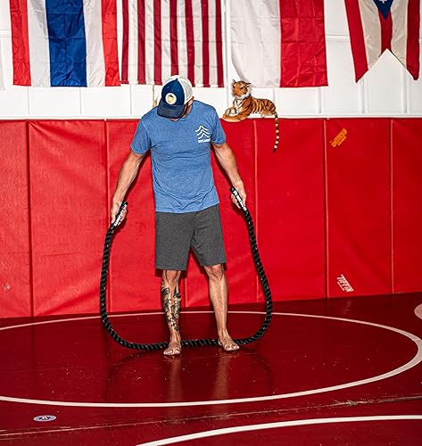 Miniatura 6 de SGT KNOTS Twisted Battle Ropes - Weighted Jump Rope for Men, Women - Heavy Jump Rope, Workout Rope for Total Body Workout, Core Strength, Muscle