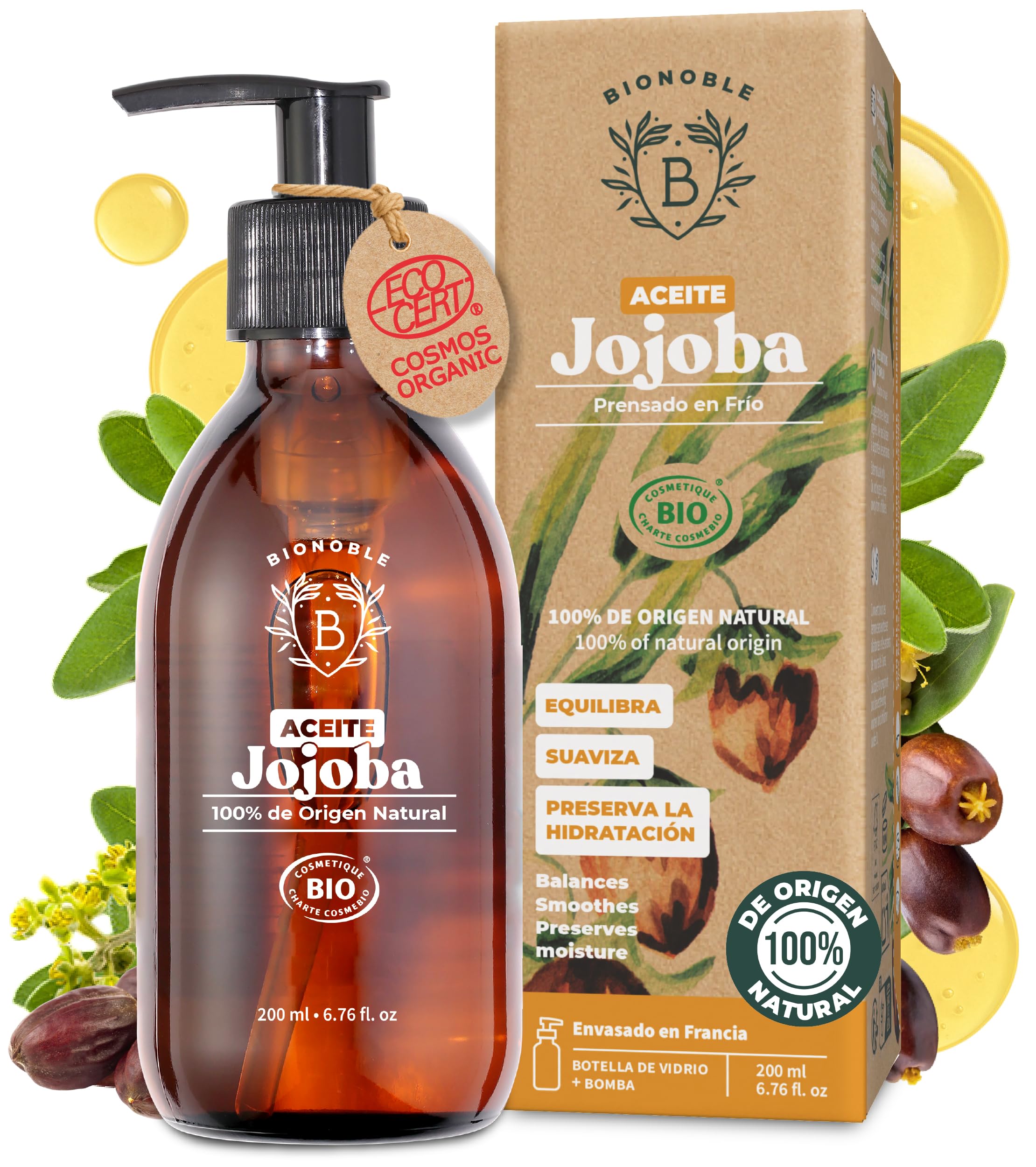 BIONOBLE Aceite de Jojoba Orgánico