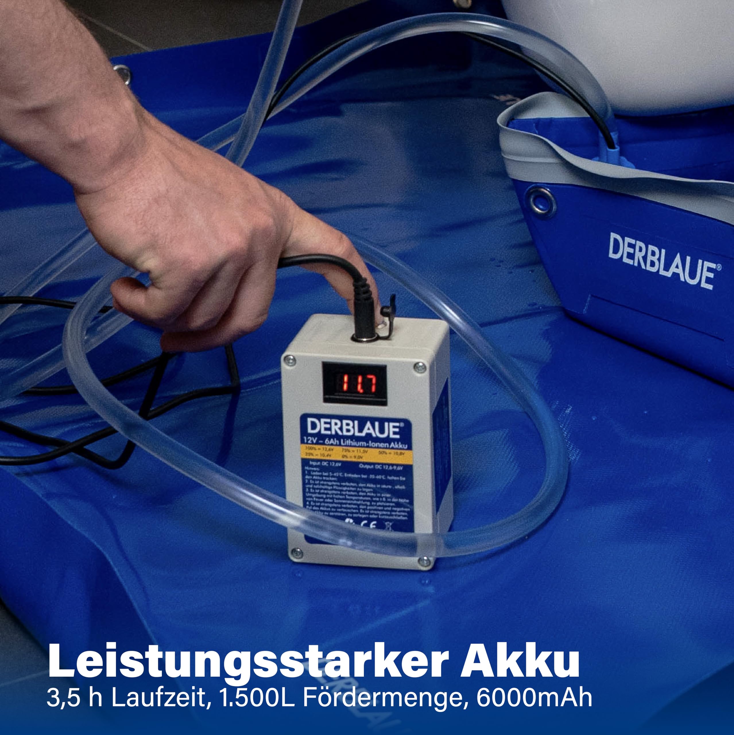 DERBLAUE® Komplett-Set – Hochflexible Flüssigkeits-Auffangsysteme – perfekte zum Leiten von Flüssigkeiten sowie maximaler Spritzschutz, für H2O