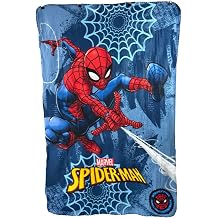 TDL Spiderman Fleece Blanket for Kids   Super Soft Cuddly Throw Fleece 100x140cm   Superhero Bedding Gift for Boys Bedroom Sofa Bed - Childrens Blankets Character Themed