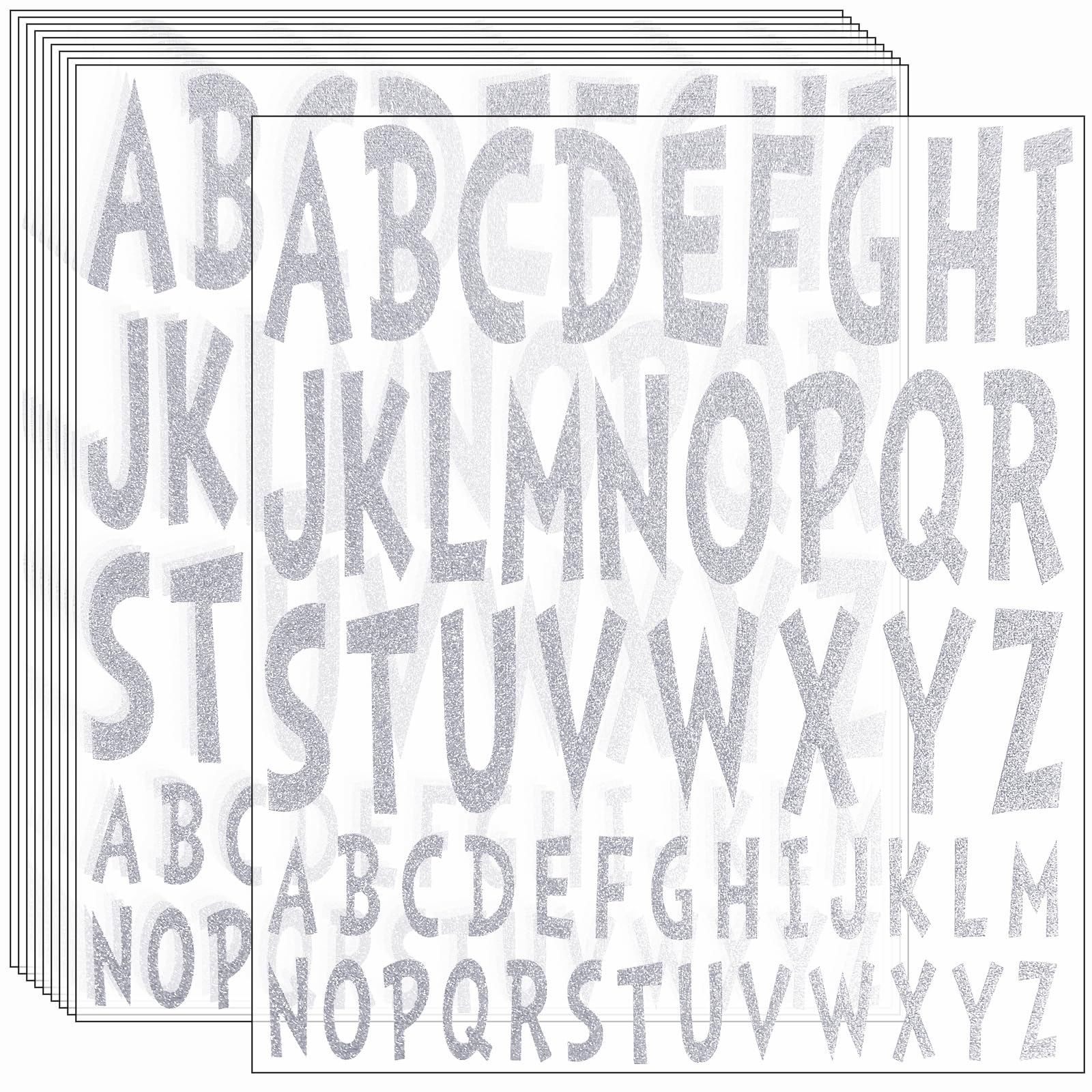 Amazon.com: Waynoda 10 Sheet Self Adhesive Capital Letter Stickers ...
