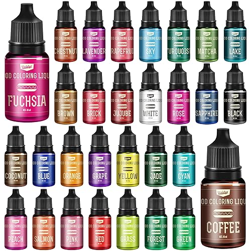 Juego de colorante alimentario de 30 colores vivos para hornear, decoración de pasteles, galletas, fondant y macarrón, tinte líquido para alimentos