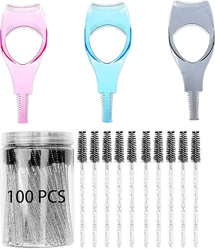 Miniatura 8 de Mascara Shield Guard YASNAI 3PCS Lash Guard - Aplicador de pestañas 3 en 1, herramienta aplicadora de rímel superior inferior