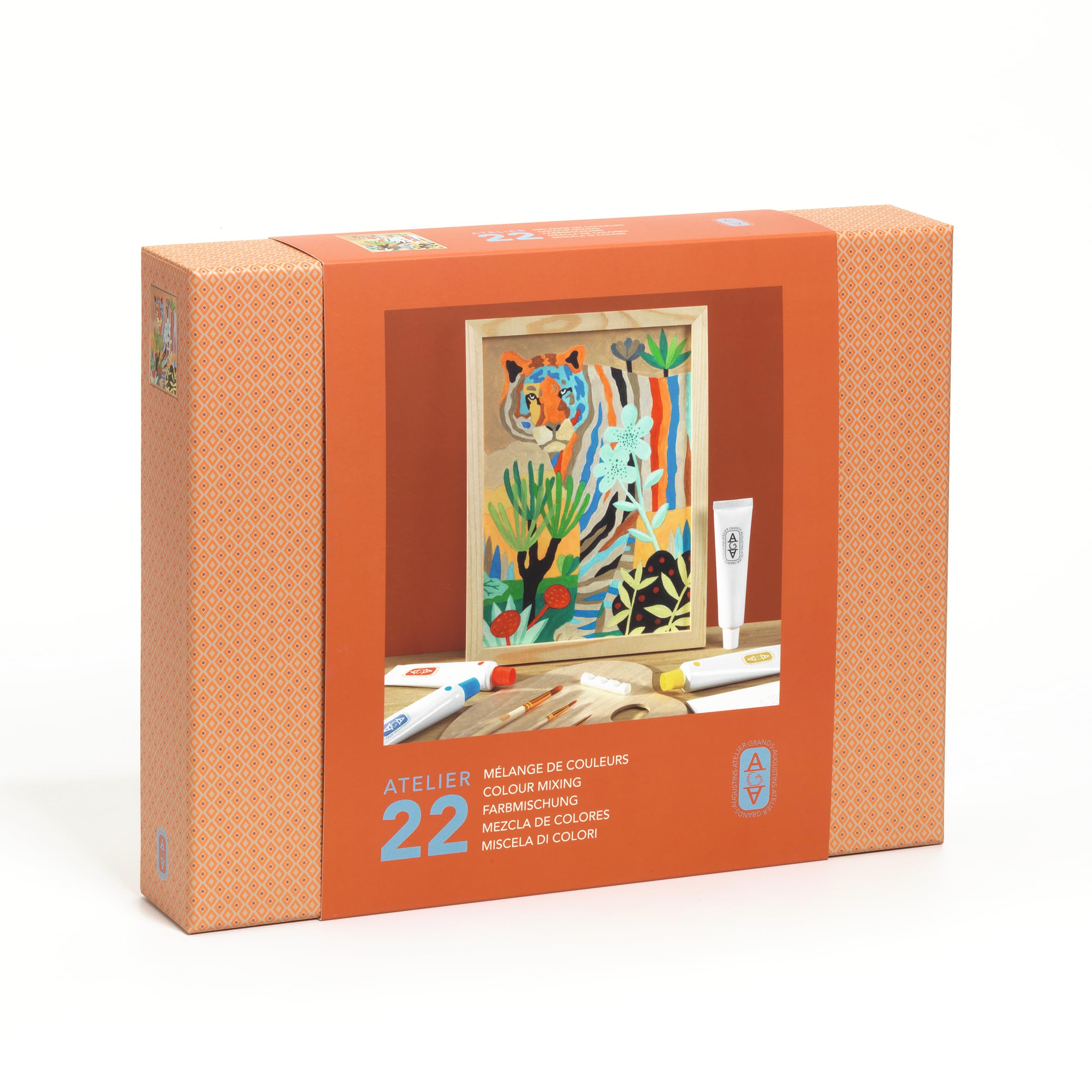 Djeco Orange Atelier 22 - Colour Mixing Workshop Tiger