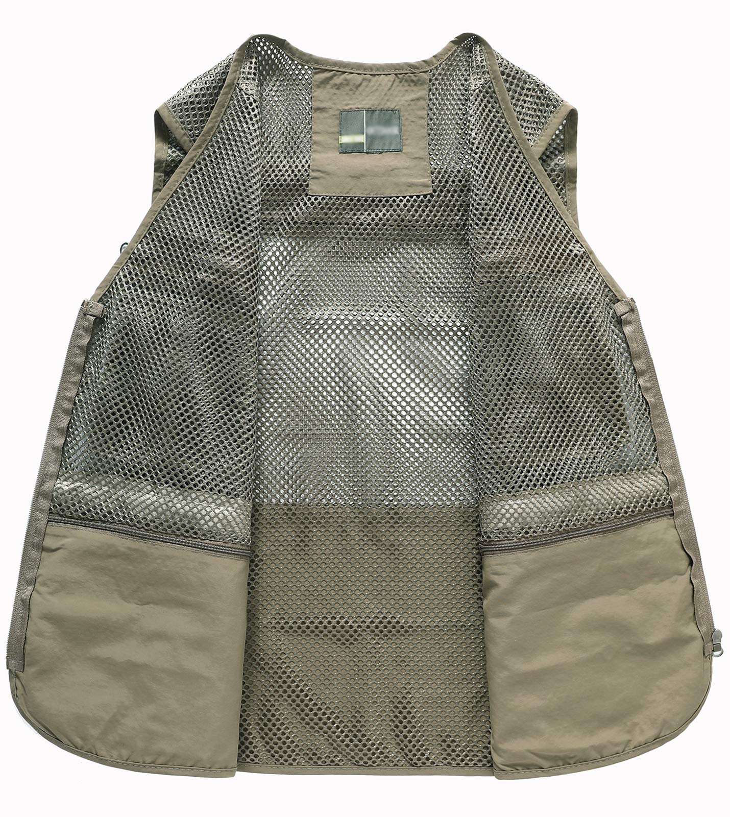 Spanye Gilets d'extérieur pour homme - Séchage rapide - Plusieurs poches
