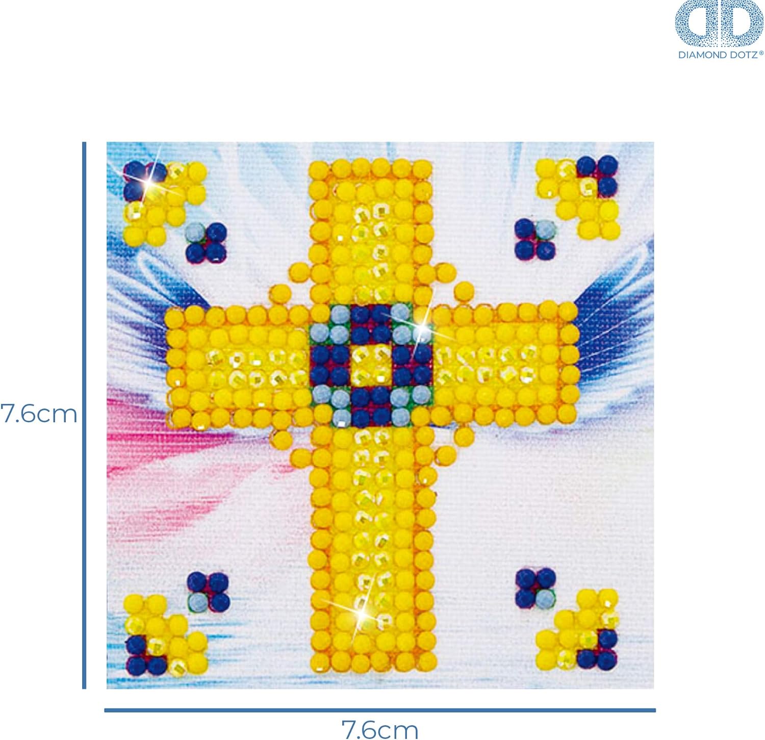 DIAMOND DOTZ Painting Kit: Starter, DDS, Golden Cross, 7.6 x 7.6cm - Image 4