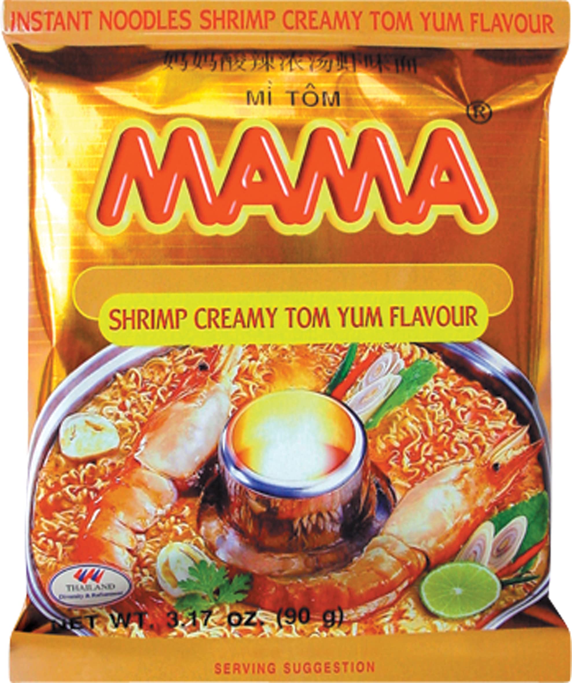 MAMA Oriental Style Instant Noodles Ramen Shrimp Creamy Tom Yum