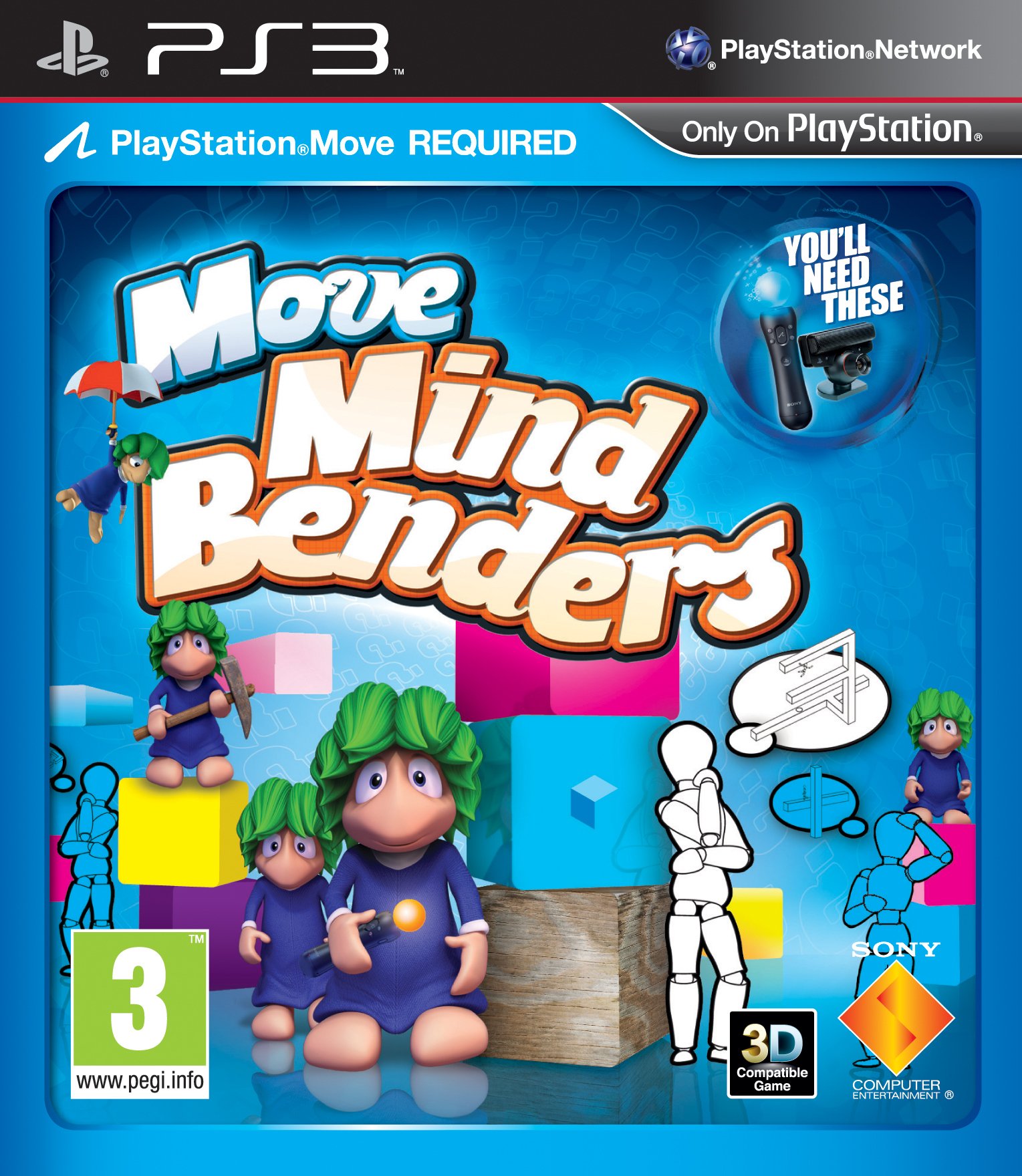 Playstation Move Mind Benders Game PS3