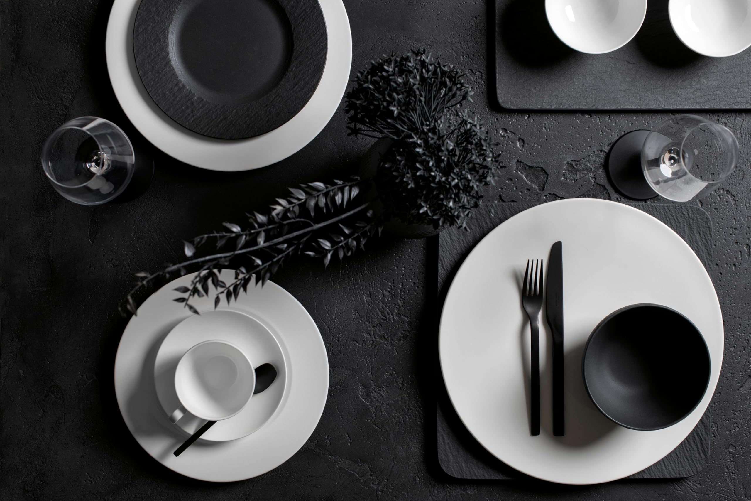Villeroy & Boch 10-4240-2660-6 Manufacture Rock Blanc Assiette à pain en porcelaine