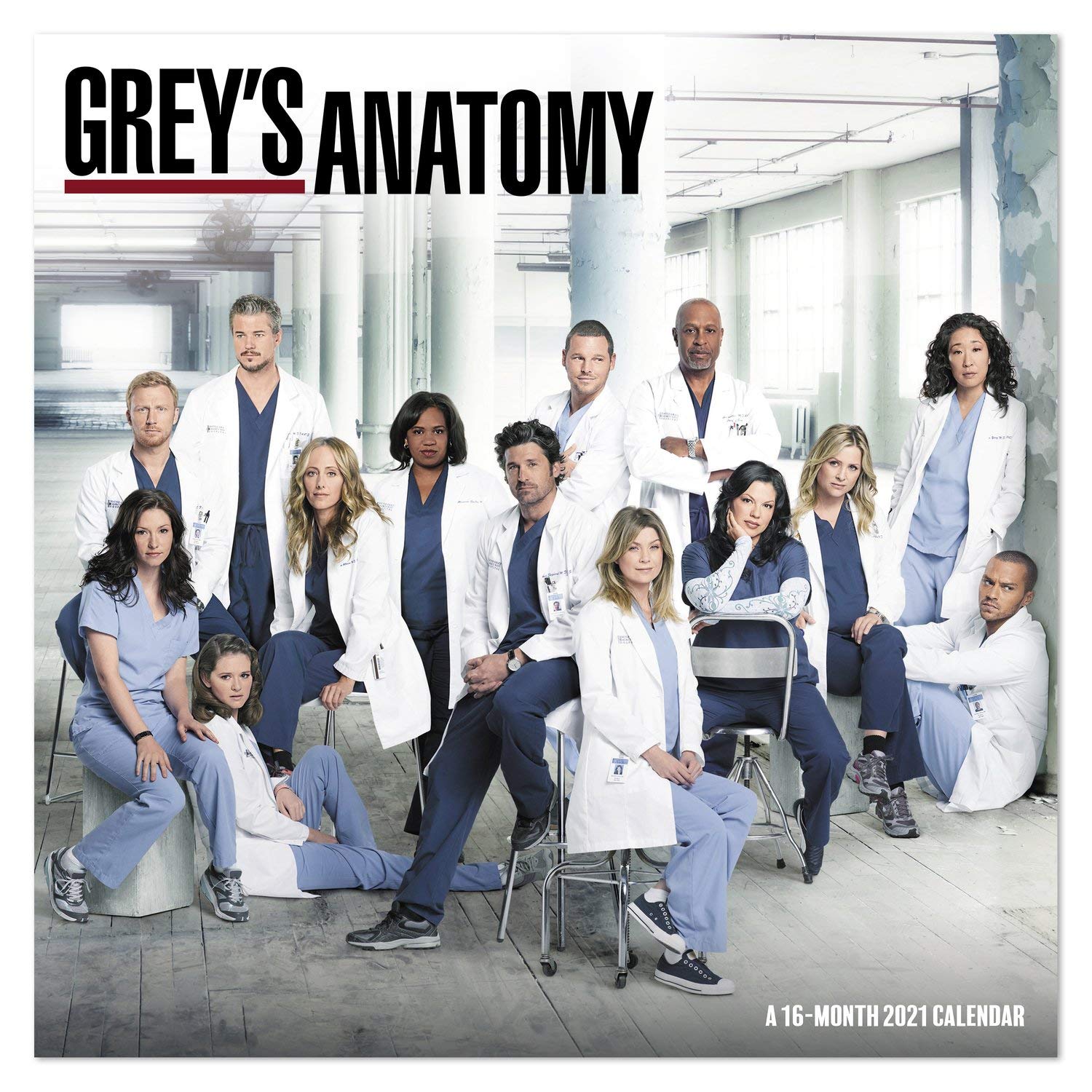 2021 Grey's Anatomy Wall Calendar, 12" x 12", Monthly (DDW36628) :  Amazon.ae: Industrial & Scientific
