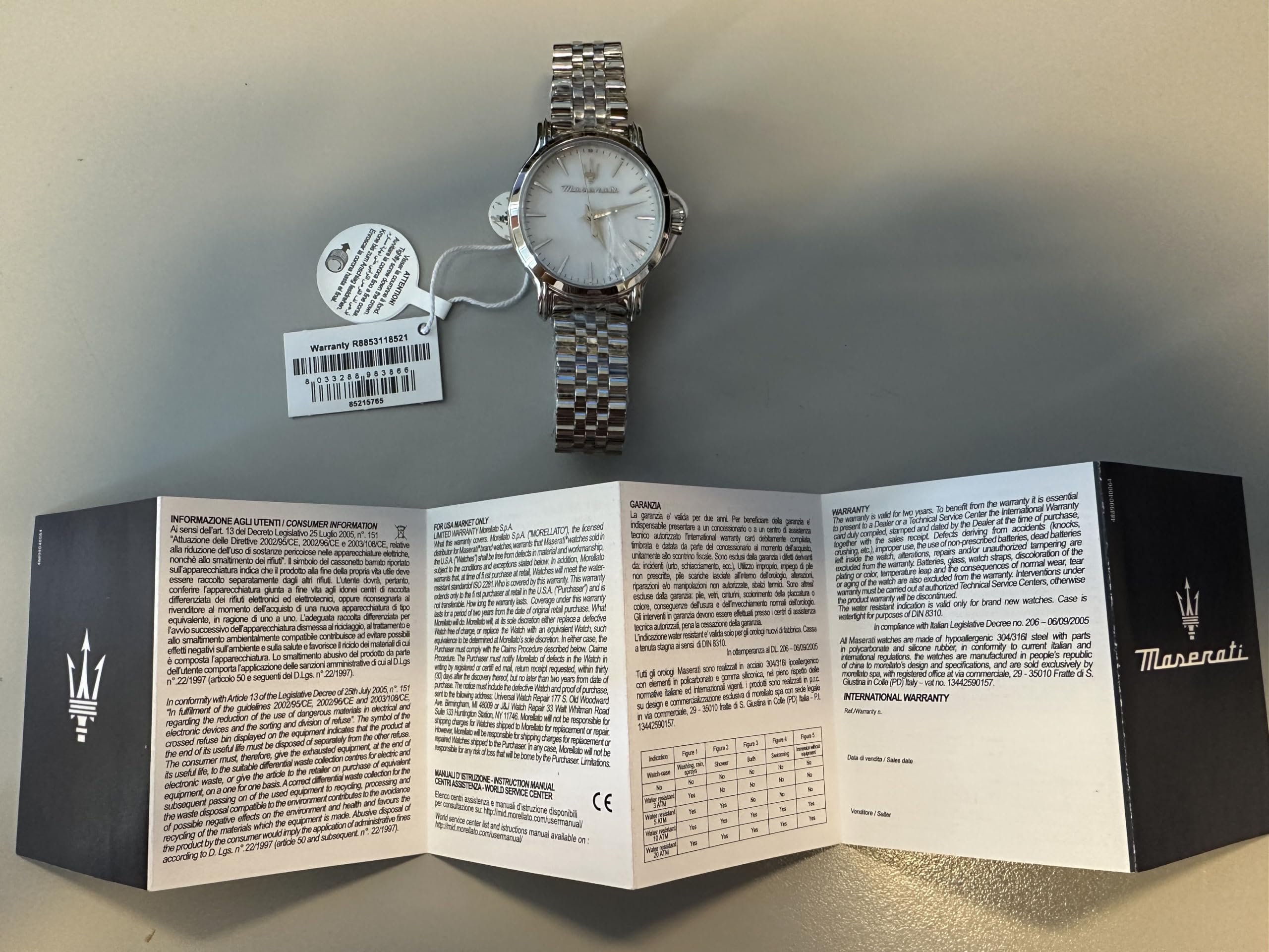 Maserati Epoca Orologio Donna, Solo tempo, 3H, Analogico - 34mm