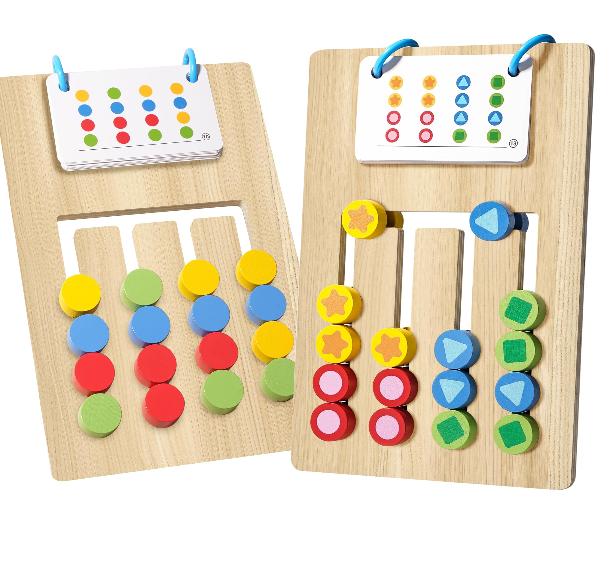 Montessori Educational Toys Puzzles 3 4 5 6 Years Old Girls Boys Birthday Gift Bacolos Brain Teaser Puzzle Toddler Toys Wooden Puzzle Fingertip Training Early Development Educational Game
