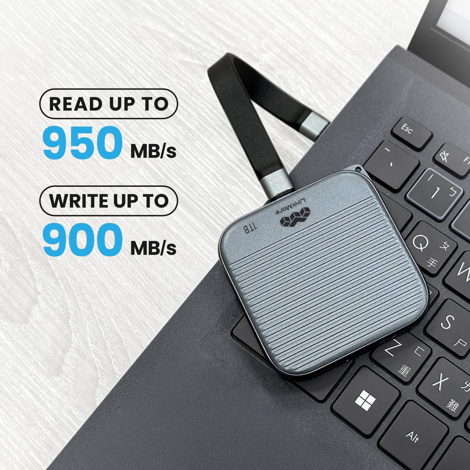 Amazon.co.jp: LinkMore 1TB Magnetic External Portable SSD [Read up