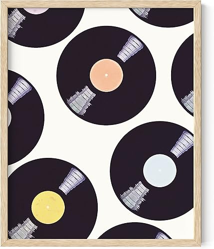 Miniatura 47 de HAUS AND HUES Pósteres Groovy - Arte de pared retro de los años 70, decoración de habitación hippie, carteles trippy para dormitorio, póster Rays