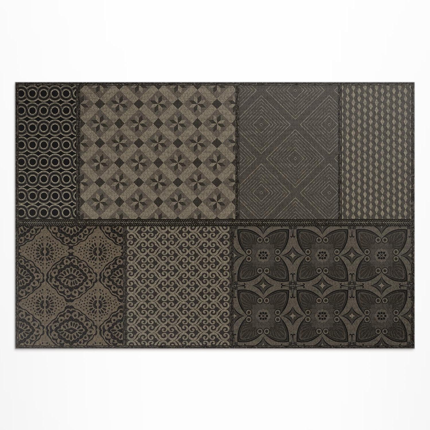 Tapis d'extérieur anti-UV et imperméable 120x180 cm pour rénover sol balcon et porche