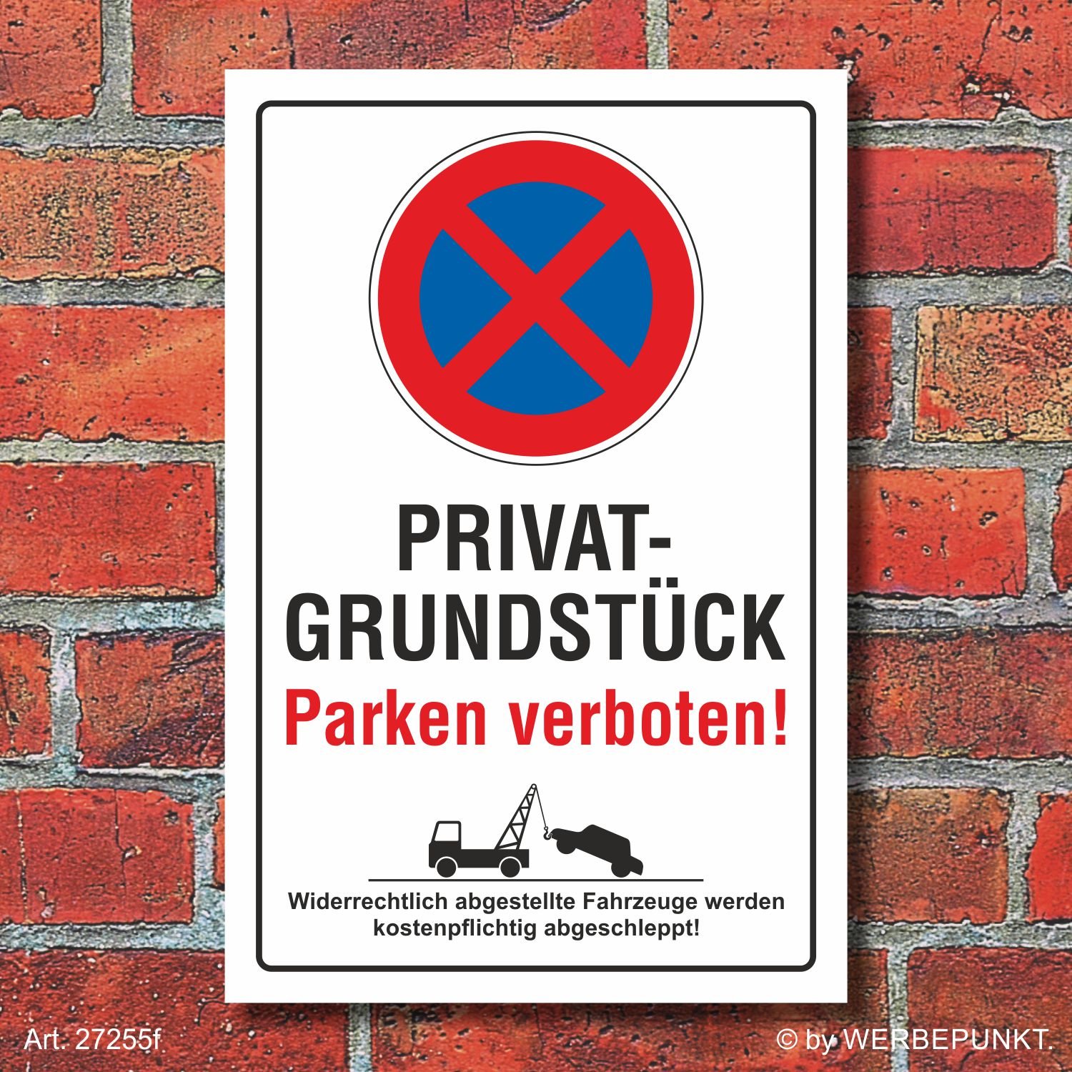 Parkplatzschild / Halteverbotsschild Parken nur für Besucher - absolutes Halteverbot - Verkehrsschild – P-H-05 Parkplatzschild / Halteverbotsschild Parken nur für Besucher - absolutes Halteverbot - Verkehrsschild – P-H-05