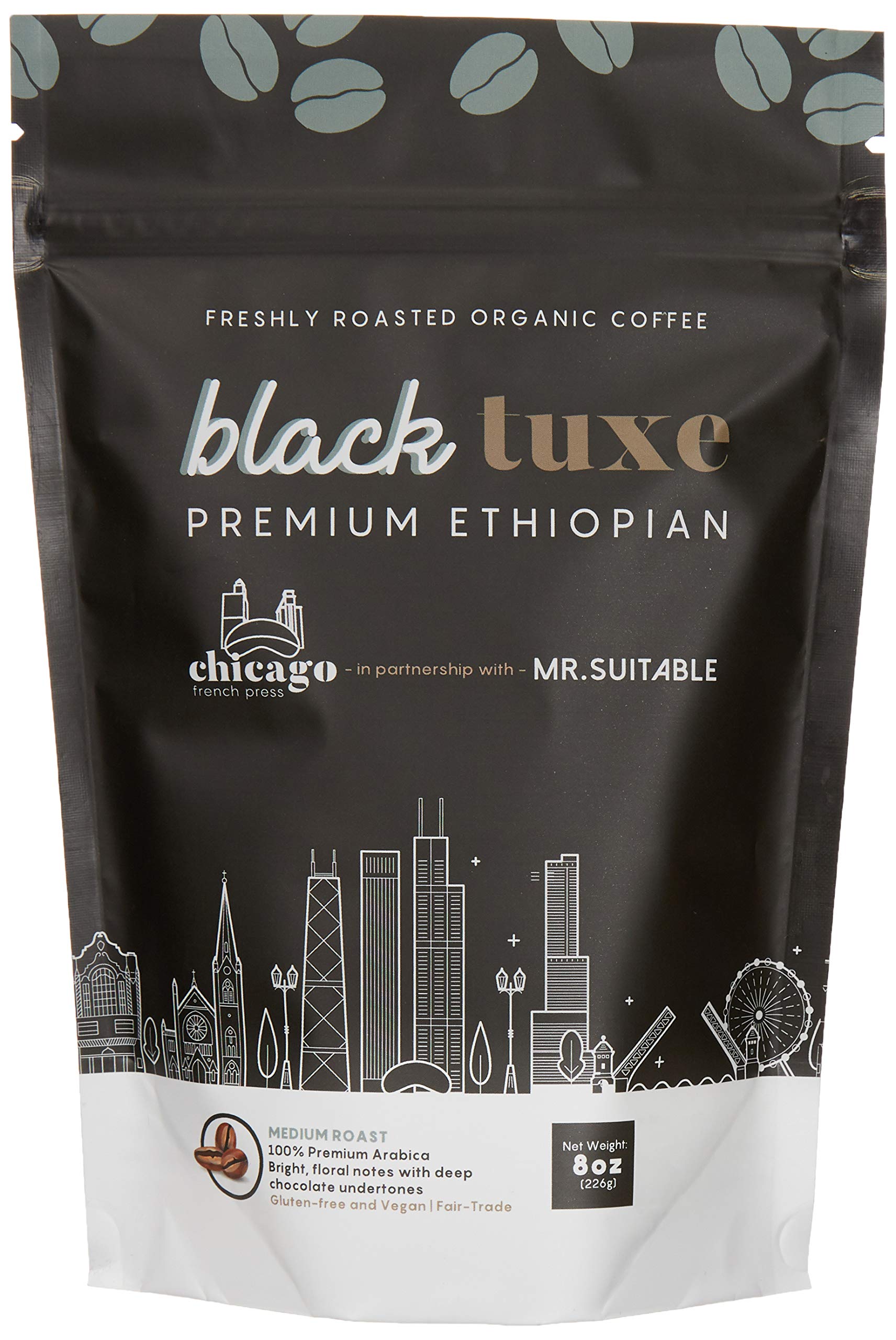 Chicago French PressChicago French Press - Black Tuxe Whole Bean Coffee