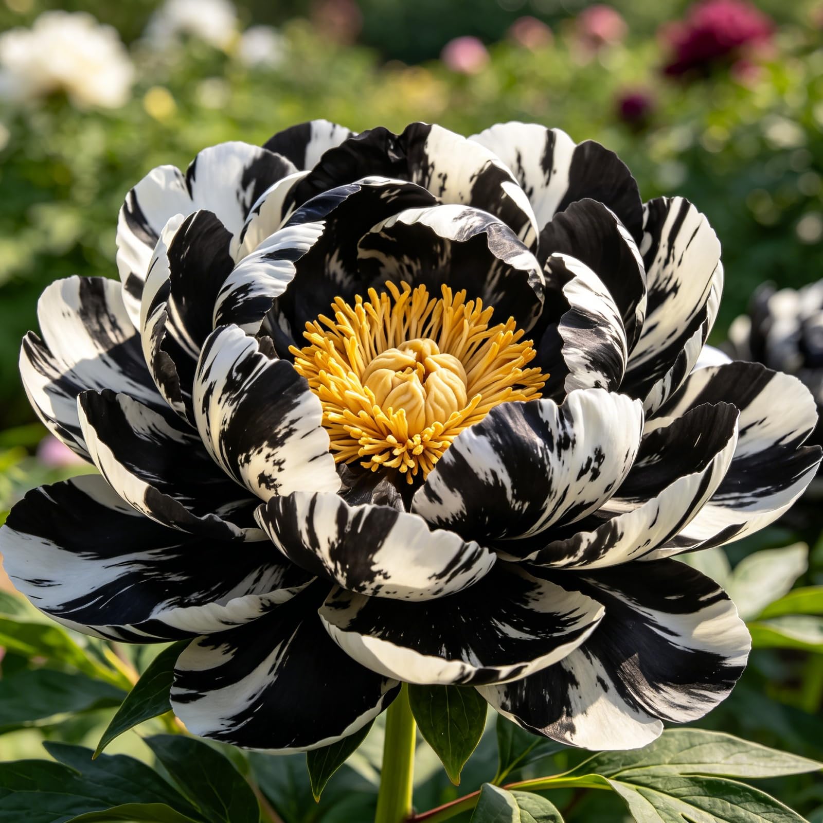 Bulbi di Peonia/Resistenti/Crescita sorprendente/Ideali per Balconi e Giardini-5Rizomi-C
