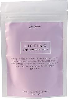SmoRodina Lifting Alginate Face Mask with Grape Seed Extract  3 Treatments  Natu - Compare price