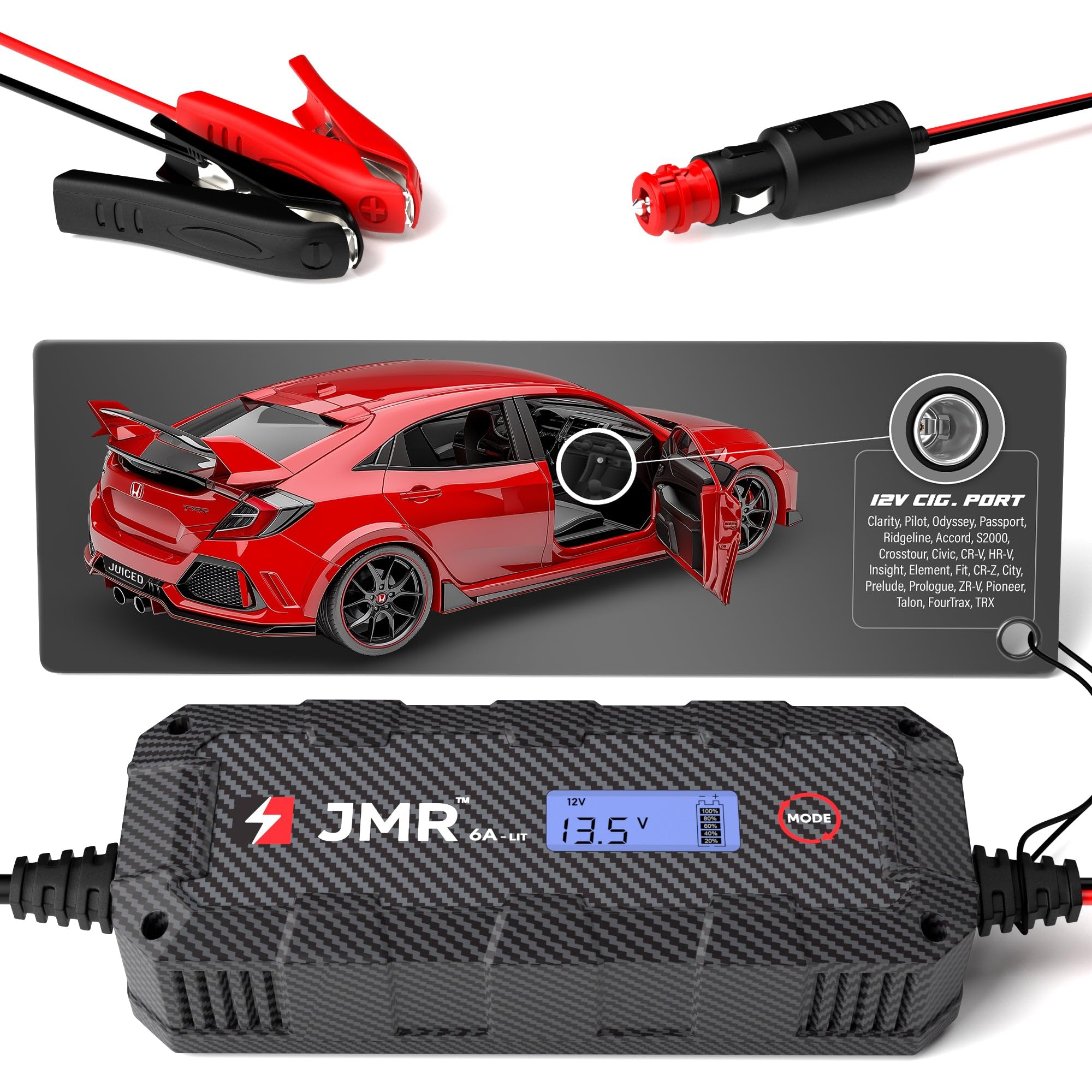 Amazon.com: JMR Battery Charger for Honda Clarity Pilot Odyssey
