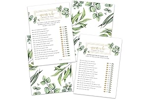 Hat Acrobat Guess Who Mommy or Daddy Baby Shower Game Cards