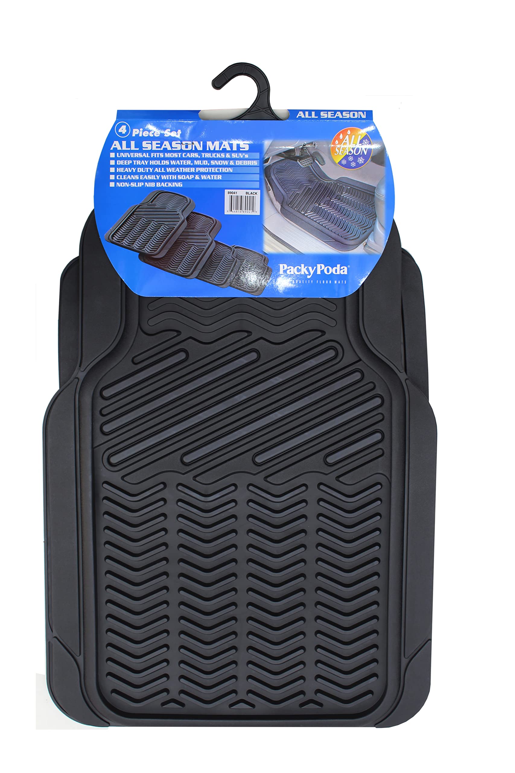 Packypoda All Season Car Mats (Black)