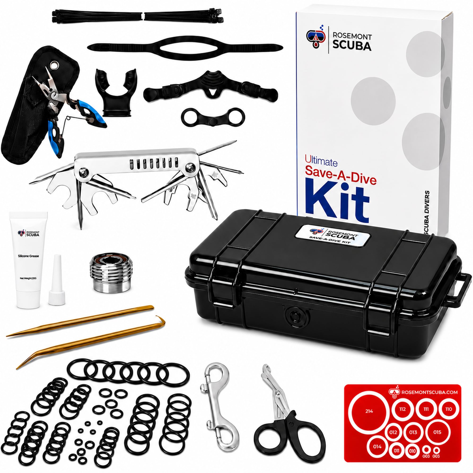 Amazon.com : Rosemont Scuba Ultimate Save-A-Dive Kit – Dive Tools