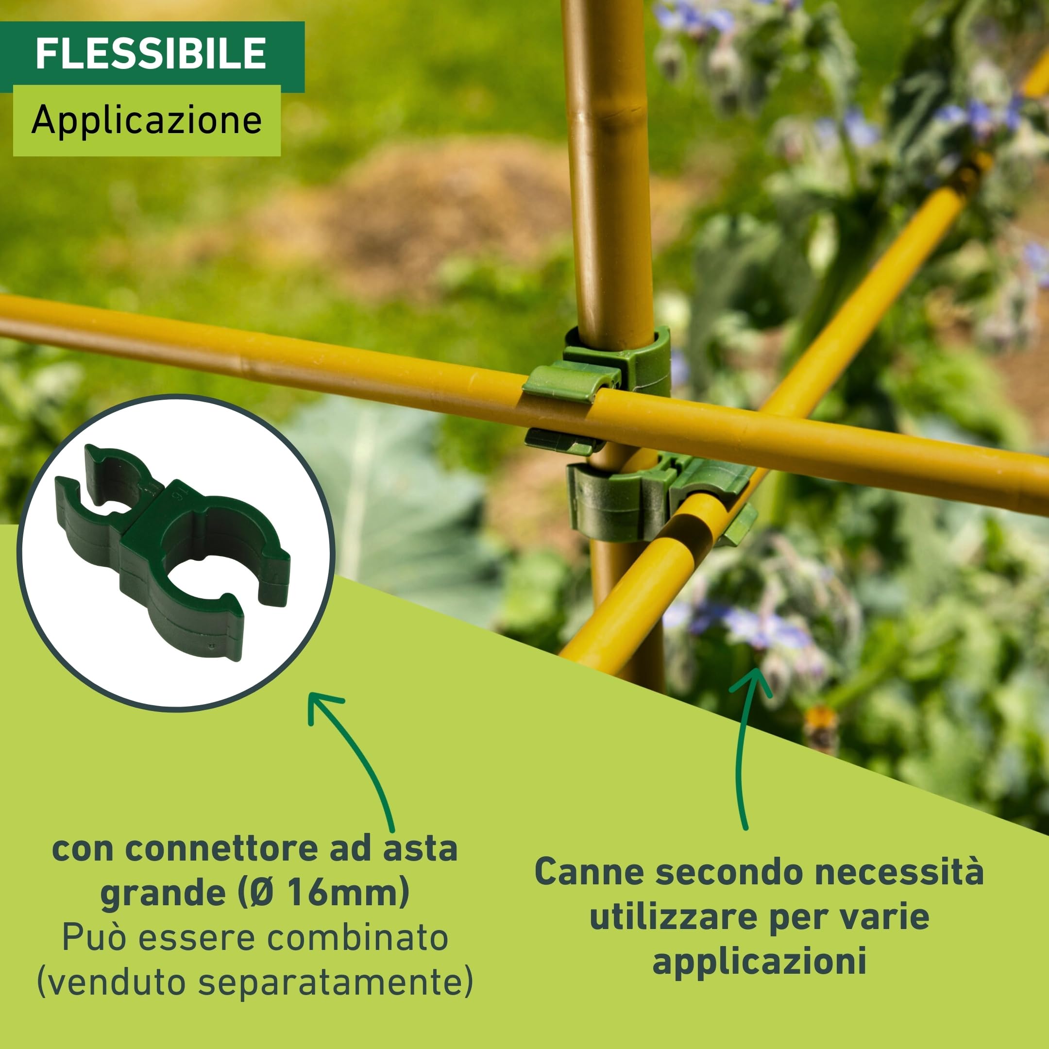 50 Pezzi Di Connettori Per Pianta, Clip Per Il Collegamento Di - 2