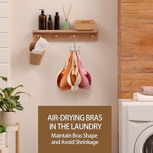 Miniatura 6 de ZEDODIER Organizador de cinturón para armario, estante giratorio de alta resistencia con capacidad para hasta 24 cinturones, soporte de cinturón