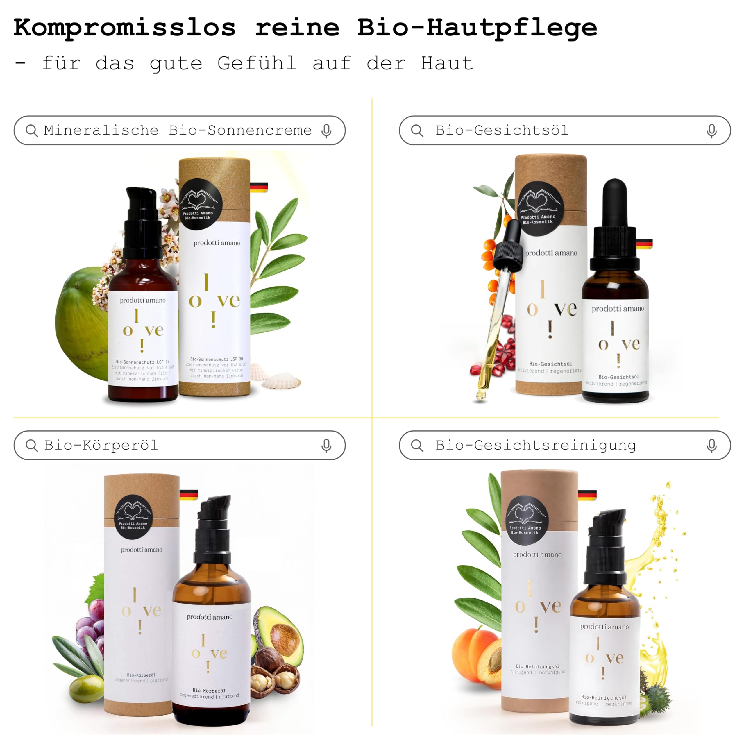 I BIO Olivenöl Körperöl für trockene Haut I 100 ml | Sensible Vegane Hautpflege I Bewahrt Feuchtigkeit, Regeneriert und Glättet I Naturkosmetik inkl. 5 Öle & Extrakte